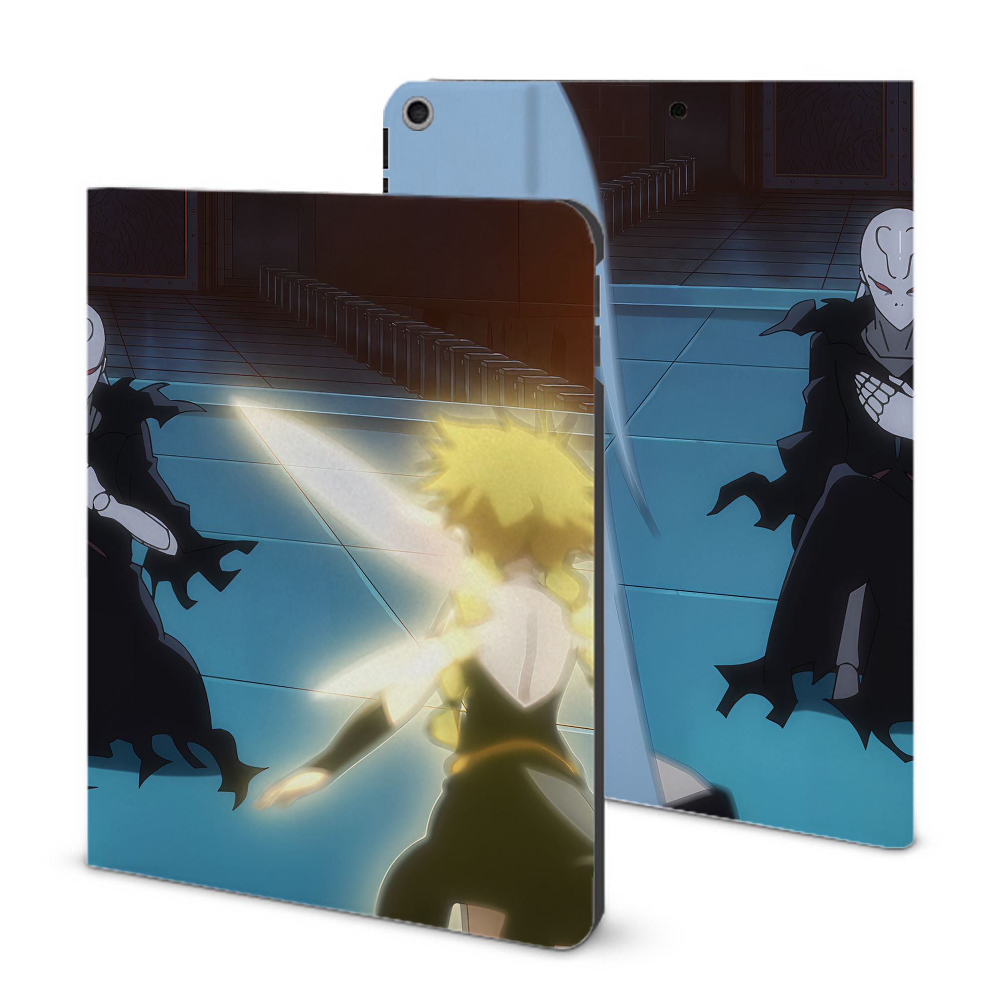 （画像用） 転スラ Regarding Reincarnated to Slime IPad ケース ブック型 PUレザー TPU 耐衝撃 軽量 薄型 ペン収納なし 全面保護 IPad 各モデル対応